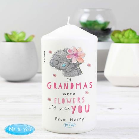 Personalised Me to You Bear I'd Pick You Pillar Candle Extra Image 2